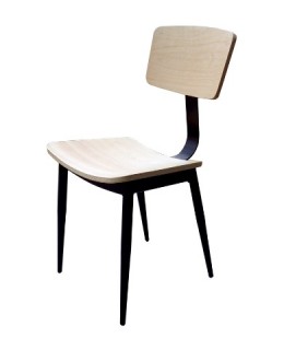 Καρέκλα 336 ελληνικής κατασκευής από μέταλλο και ξύλο